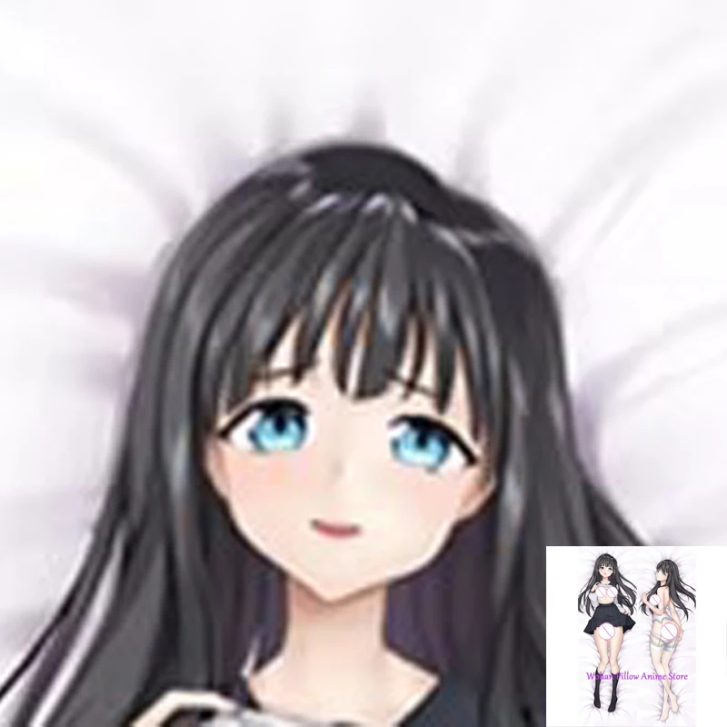 

Dakimakura Anime Pillow Cover Komichi Akebi Double Sided Print Life-size Halloween Christmas Decoration