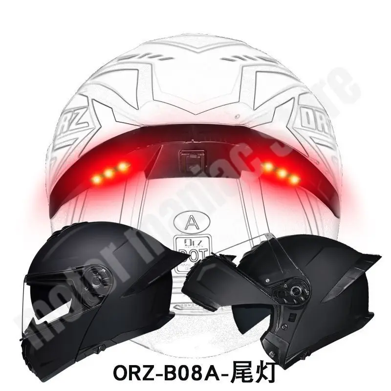 Helmet Accessories ORZ958 Helmet Tail LED Light LVS900 Tail Wing Night LED Light ORZ B08A Helmet Safety Tail Wing with Lights