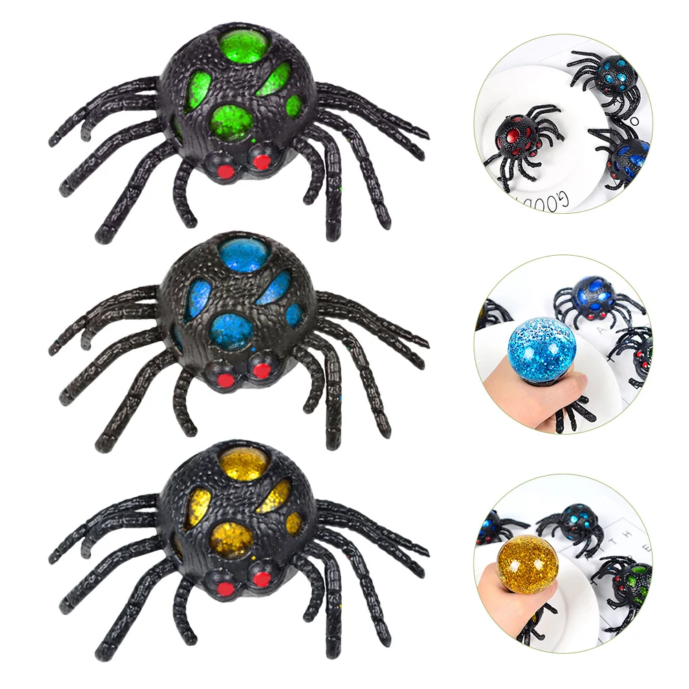 

Spider Squeeze Toys Antistress Stress Relief Hand Fidget Toy Decompression Toys Squishy Stressball for Kids Adults