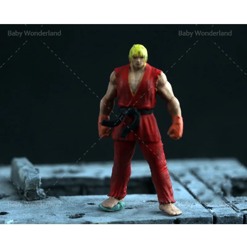 Malowane Miniaturki 1/72 Scena 2 Żołnierzy Ozdoba na Biurko Figurka Model Lalki Do Samochodu Zabawki