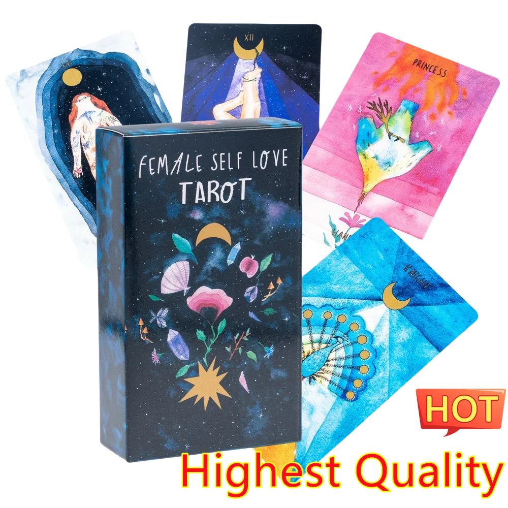 12X7cm Fate Female Self Love Tarot Mind Decks Cards Deck Ceremonial Magic Tarot Cards Oracle Card