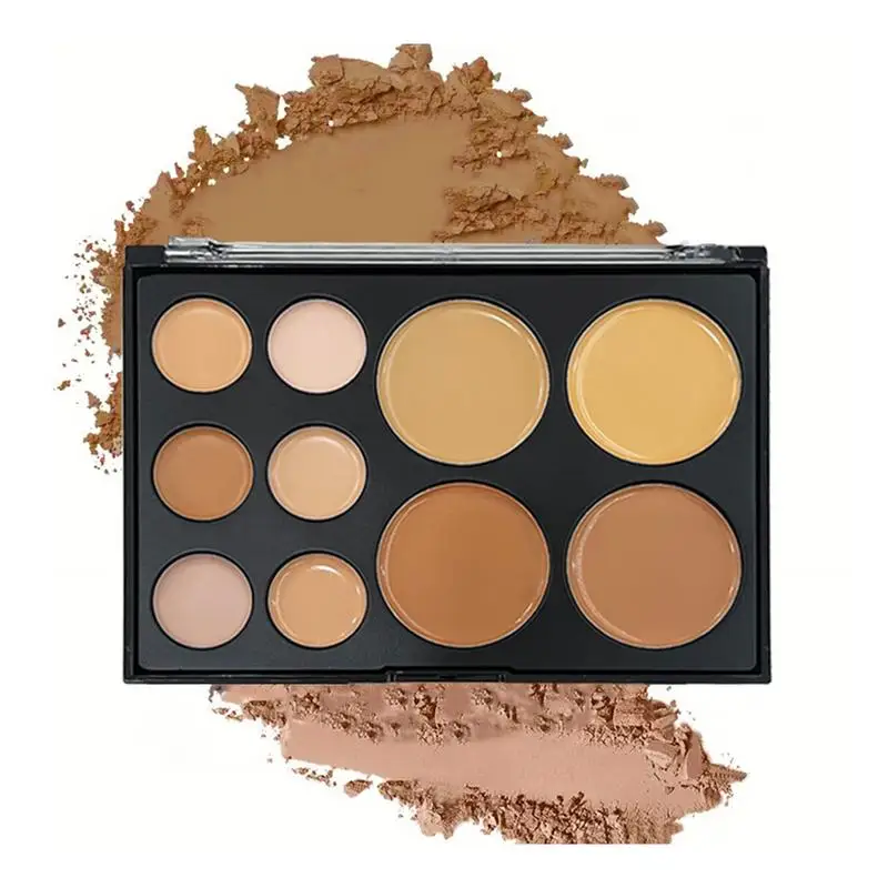 Contouring Tray Body Highlight Contouring Tray Color Correcting Concealer Palette Matte Shine Powder Highgloss Palette Cosmetics