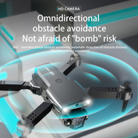 V2 Triple-camera drone 4K aerial photography high-definition quadcopter intelligent obstacle avoidance remote control aircraft