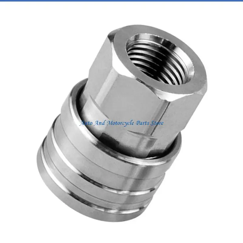 P9FD Stainless Steel Quick Connection Pressure Washer Couplers Adapter Attachments Female Fittings for Fast Secure Connection