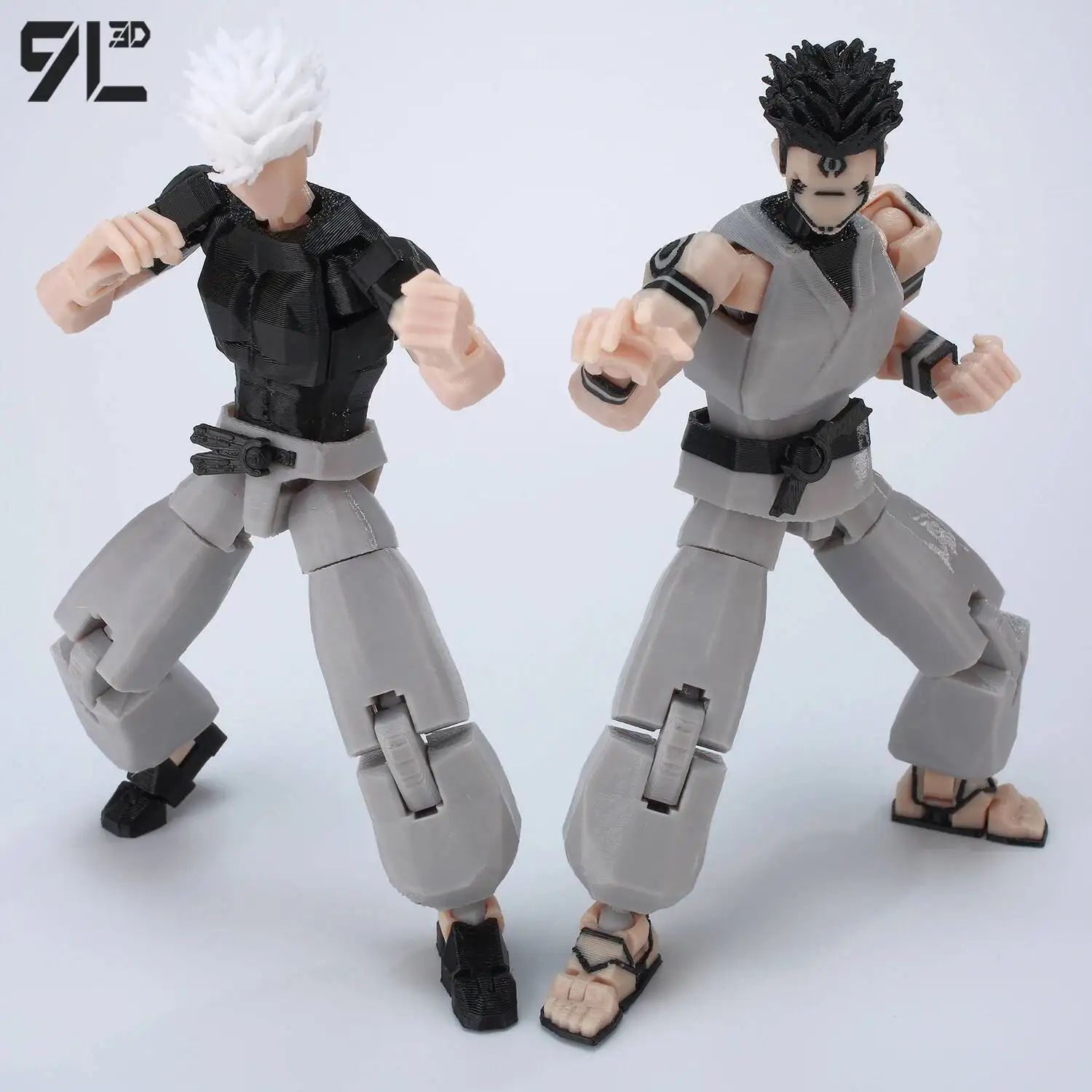 9L3D imprimé Dummy13 T13 en Stock prêt à expédier Jujutsu Kaisen Robe grise Sukuna Figure Anime modèle articulé jouet anti-Stress