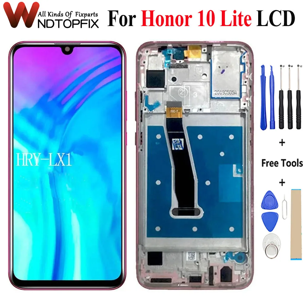 For Huawei Honor 10 Lite LCD Display Touch Screen Digitizer Replacement Part For Honor 10i Lcd HRY-LX1 HRY-LX2 For Honor 20i LCD