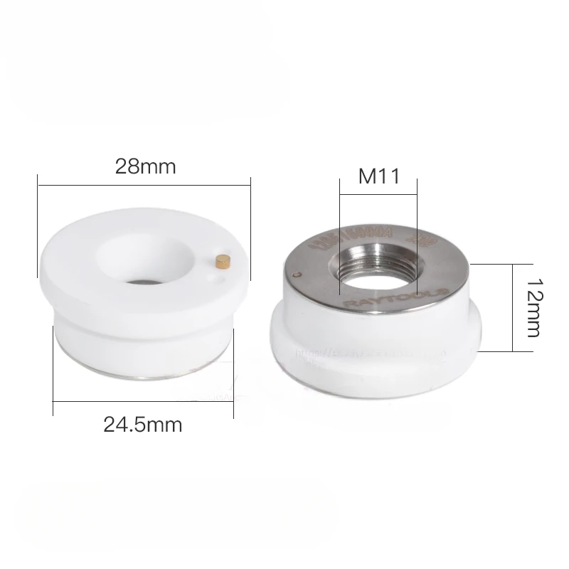 Raytools Originele Laser Keramische D32 M14 / D28 M11 / D19.05 M8 Laser Kop Mondstuk Houder Voor Bm109 Bt240 Bm110 Bm111 Bm114 Bm115