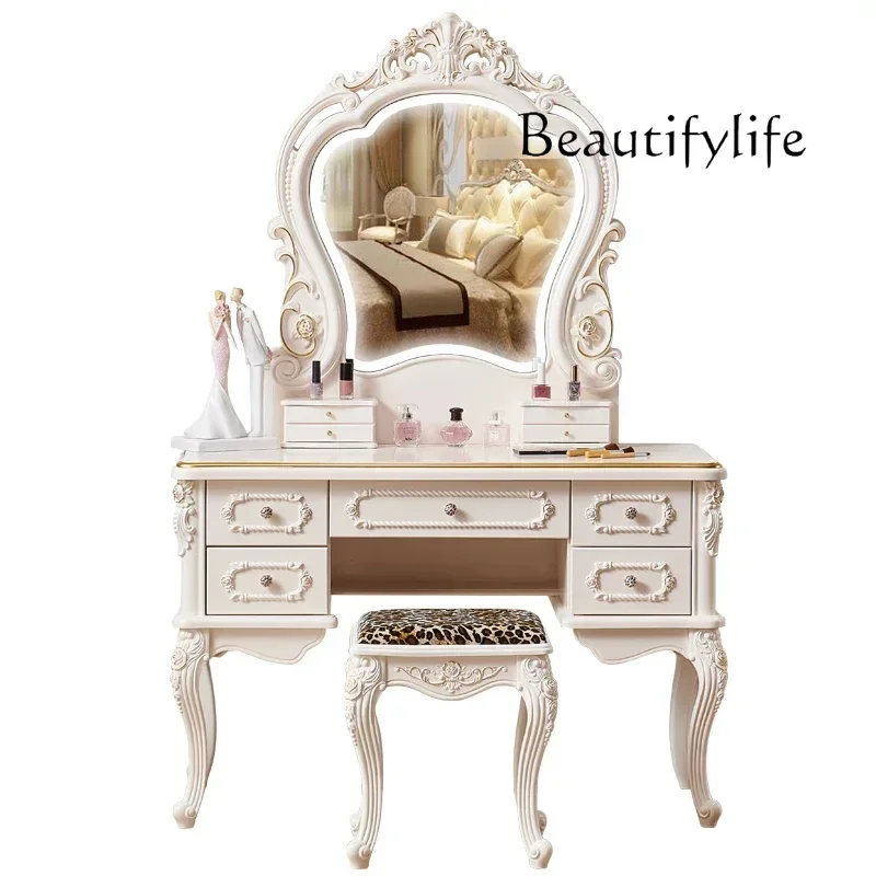 

Makeup Vanity Dressing Table Dressers for Bedroom Makeup Vanity Desk Organizer Treasure Chest Girls Tocadores Comfortable Table
