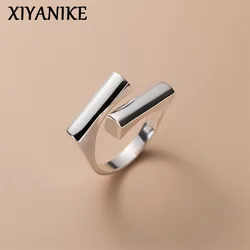 XIYANIKE Summer New Geometric Cuff Finger Rings For Women Girl Elegant Fashion New Jewelry Gift Party Birthday anillos mujer
