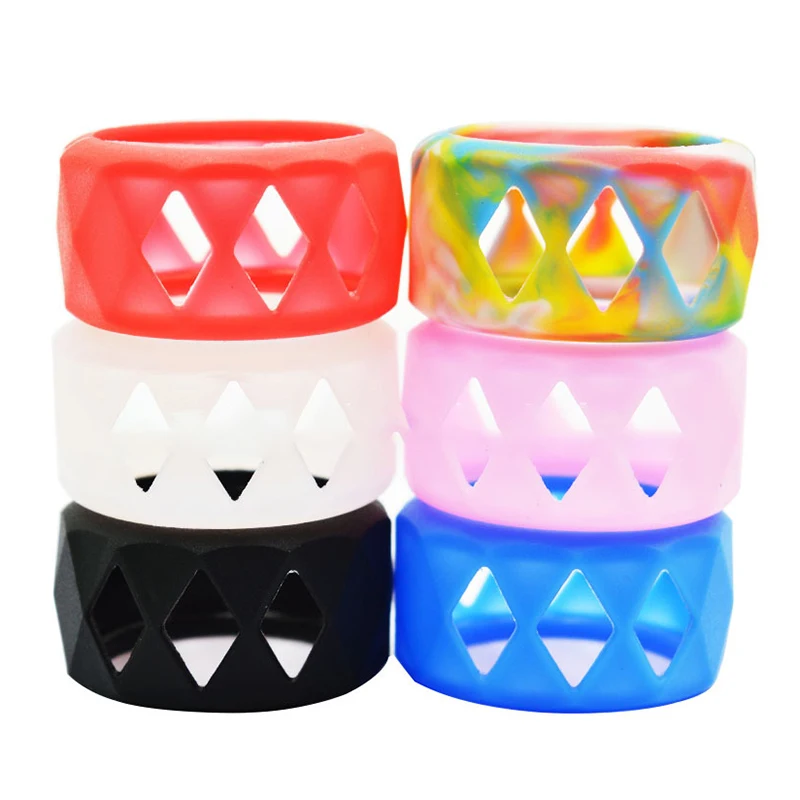 Silicone Case Protection, Non-Slip Band Ring, Bulb Glass Tube, Tanque Acessórios