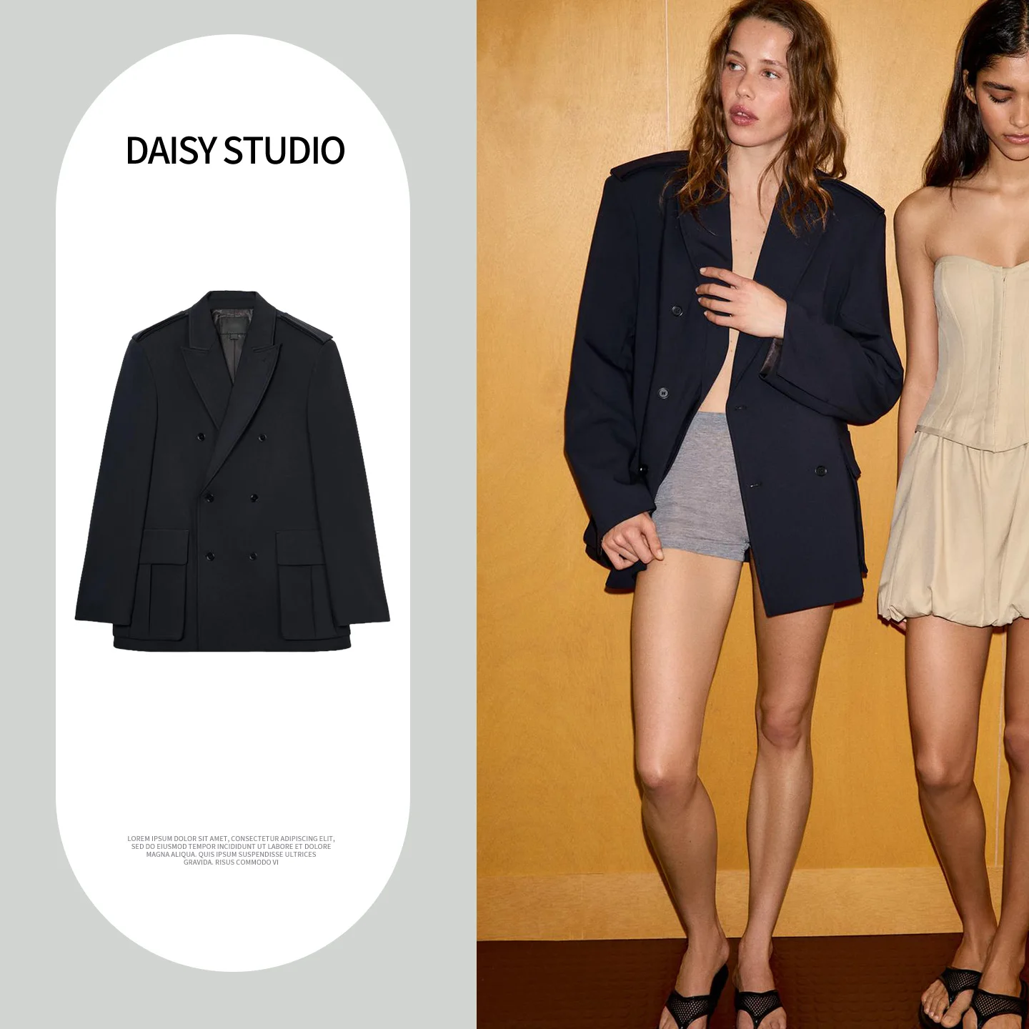 

Женская свободная куртка-рубашка нового фасона весна-лето с двубортным воротником, длинными рукавами и карманами, модная, из полиэфирного волокна