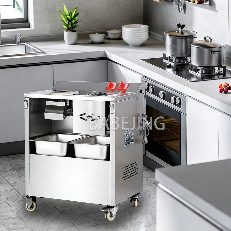 

Полностью автоматическая коммерческая мясорубка с функцией измельчения овощей, многофункциональный электрический измельчитель для домашней кухни