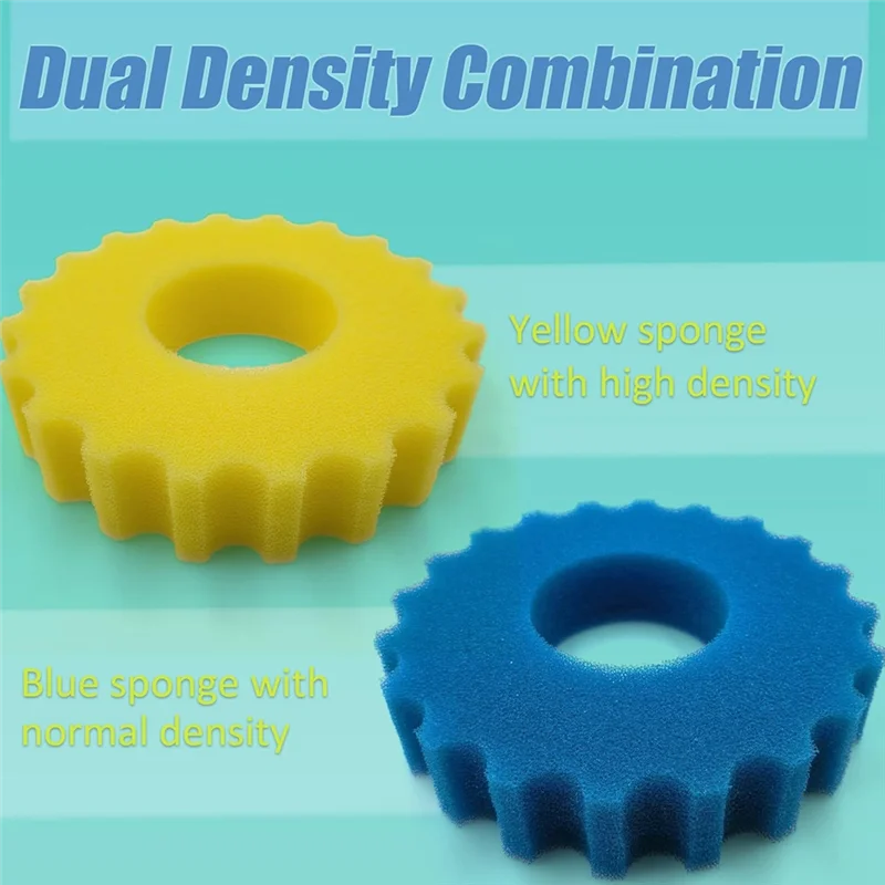 

AT43-Replacement Sponge Filter Media Pad For VIVOGROW For VIVOHOME Grech Pond Bio Pressure Filter Foam Koi Fish, Sponge