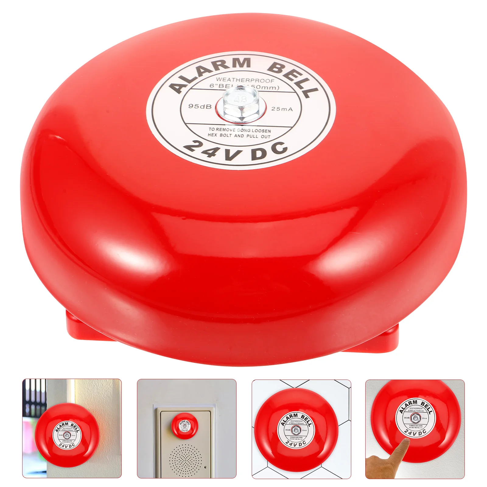 

Doorbell Alarm Extra Loud Security for School Multi Purpose Siren Ringing Factory Red Home