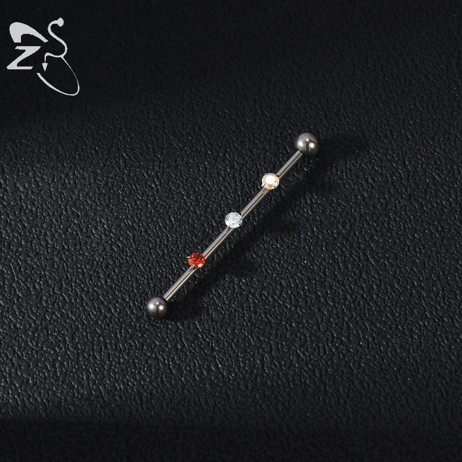 ZS 1PC Star Heart Spike Lip Labret Piercing G23 Titanium Lip Studs Internally Threaded Cartilage Earrings 6/8mm Helix Piercing view 5