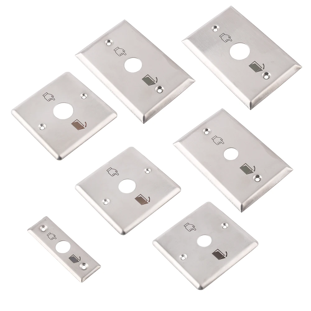 Ultra-Thin 16mm19mm22mm Open Hole Stainless Steel Touch Panel Doorbell Reset Momentary Screws Foot Push Button Switch Drop Ship