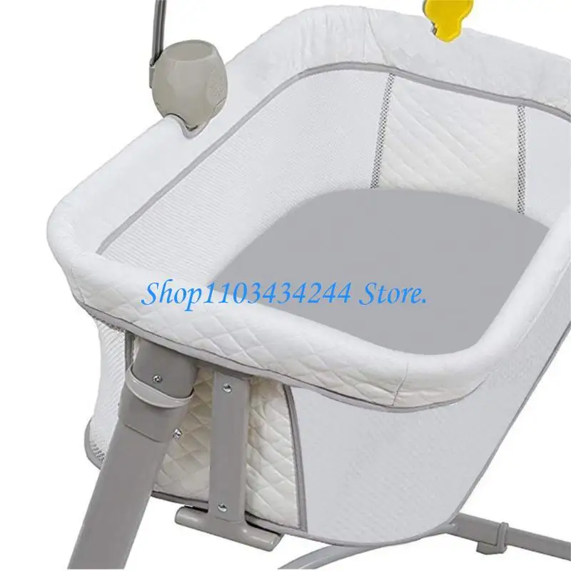  Newborns Baby Bassinet Sheets Breathable Microfiber Fitted Pram Sheets Stylish Nursery Essential Nursery Bedding Gift