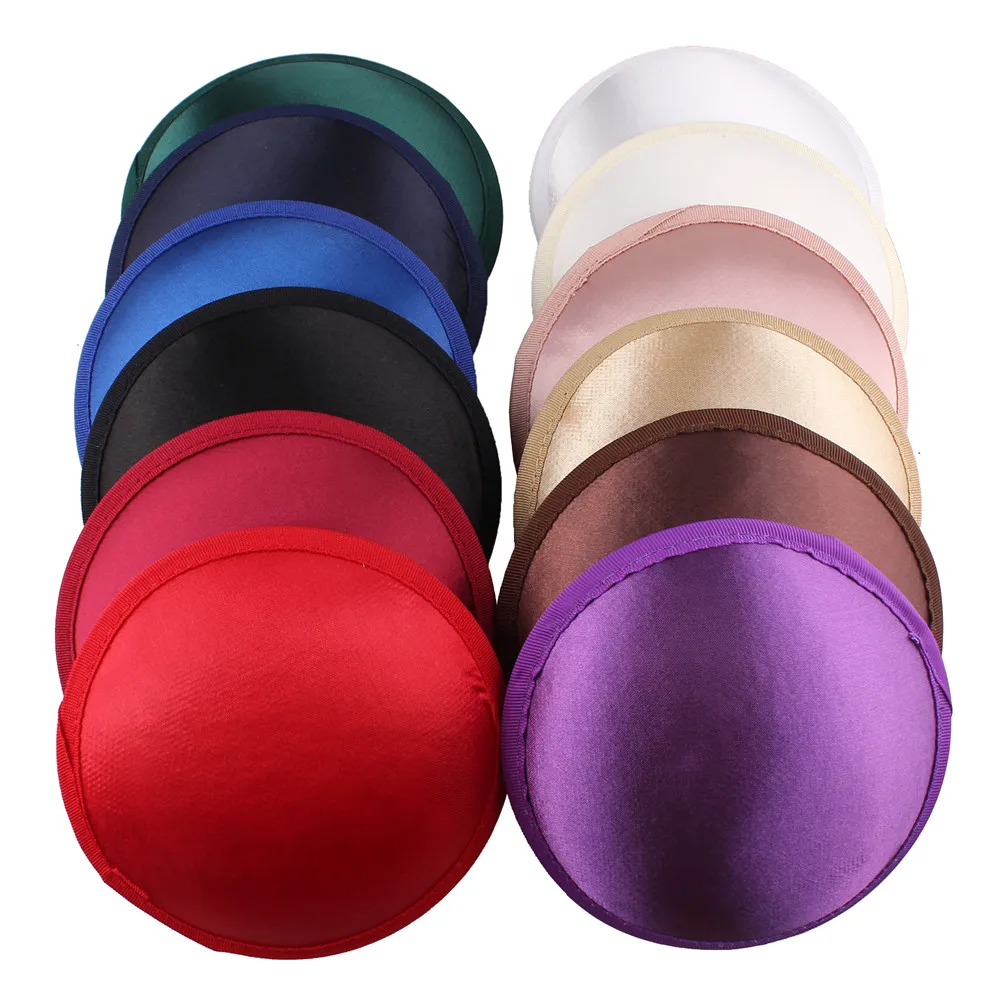 13CM Satin Fabric Fascinator Base Round Millinery Base DIY Hair Accessories Wedding Headpiece Party Hat Craft 11 Colors Select