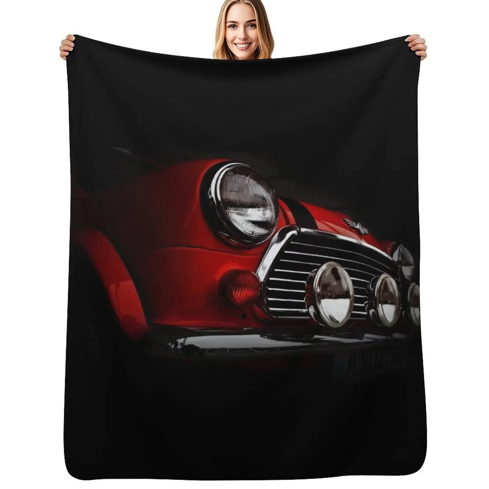 

Mini Rally Throw Blanket bed plaid christmas gifts Soft Plaid Blanket