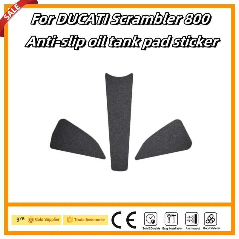 Tank Pad Gas Tank Traction Pads Fuel Tank Grips Side Stickers Knee Grips Protectors Decal For DUCATI Scrambler 800 CLASSIC