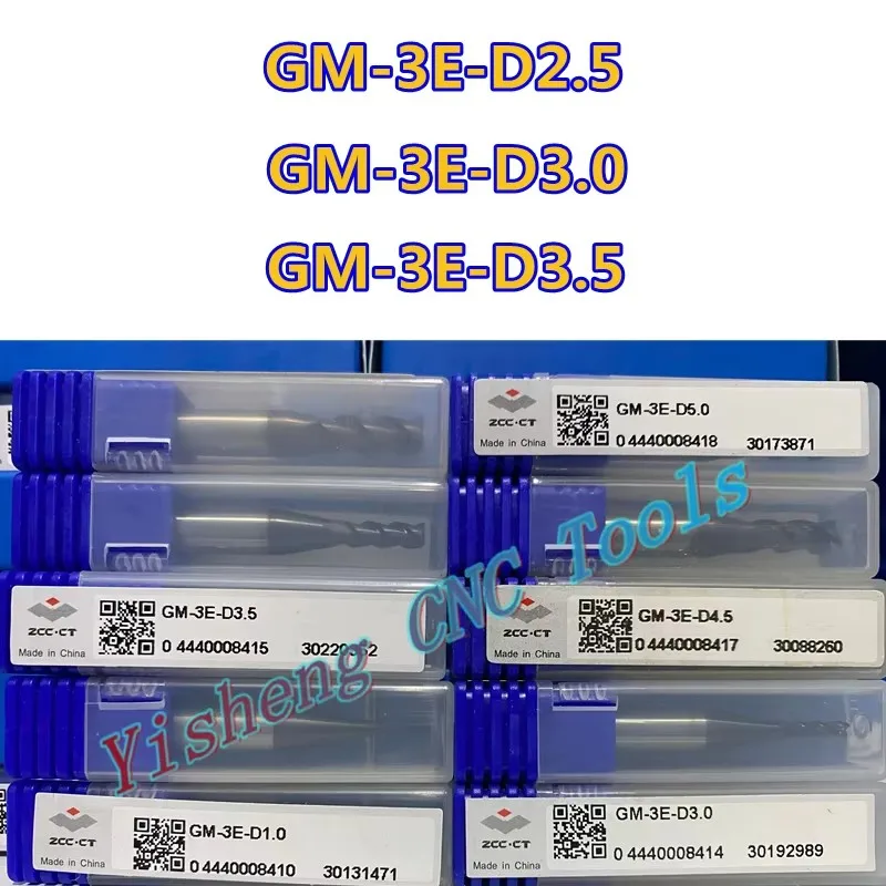 

Original genuine CNC milling cutterGM-3E-D1.0 GM-3E-D1.5 GM-3E-D2.0 GM-3E-D2.5 GM-3E-D3.0 /D3.5/D4.0/D4.5/D5.0/D5.5/D6.0 ZCC.CT