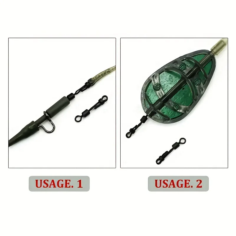 Carp Fishing Quick Change Swivel | Stainless Steel Leader Link for Fast Tackle Setup