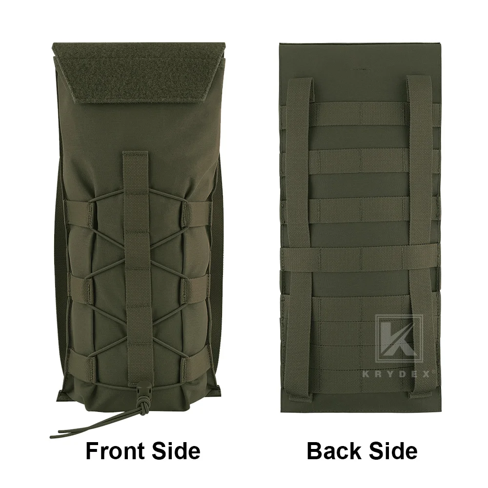 KRYDEX 500D Tactical 100 oz Hydration Pouch MOLLE Carrier Pack Bag Modular 3L Water Bladder Pouch Hunting Outdoor Accessories