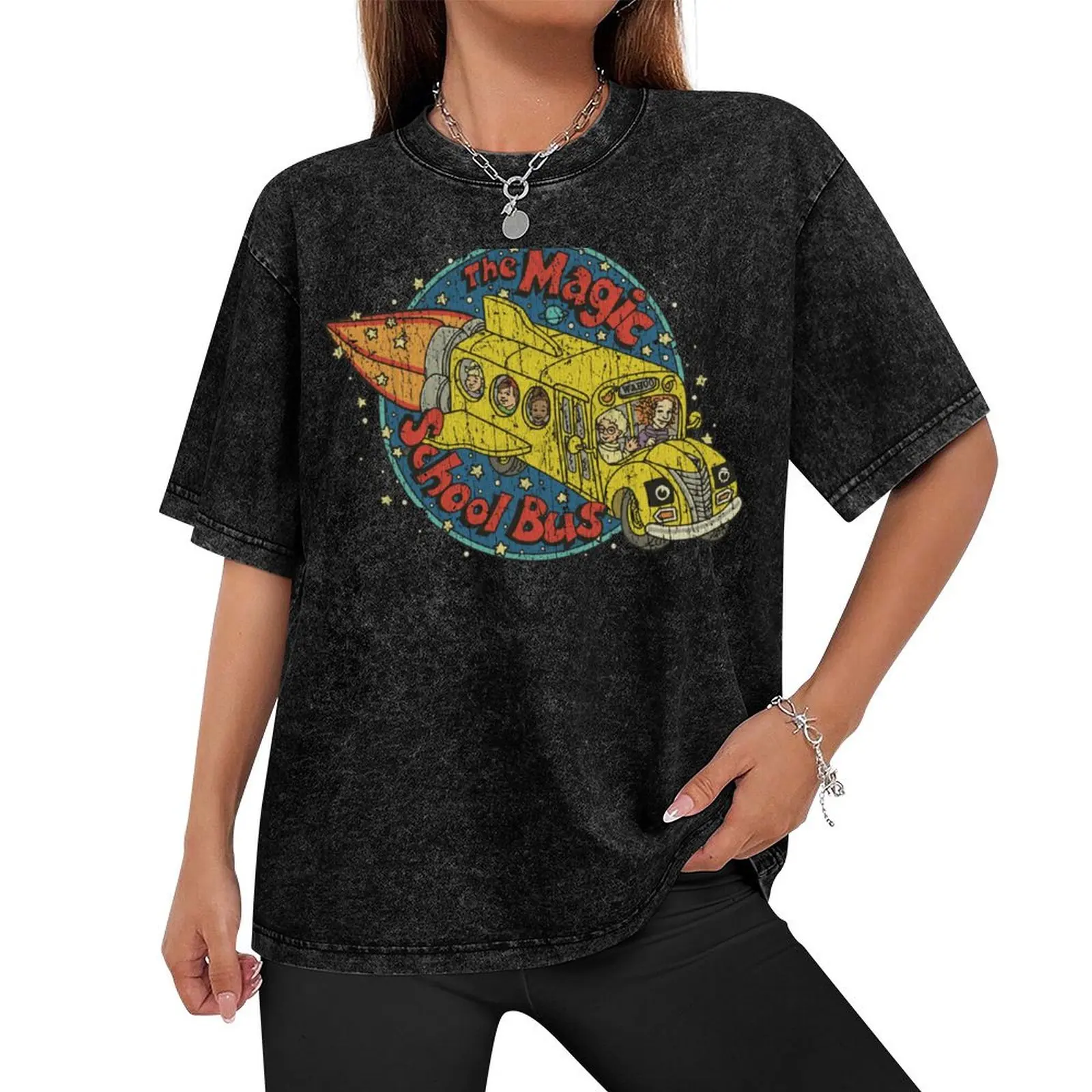 The Magic School Bus 1994 T-Shirt tshirts personalised essential t shirt boys animal print t shirt men