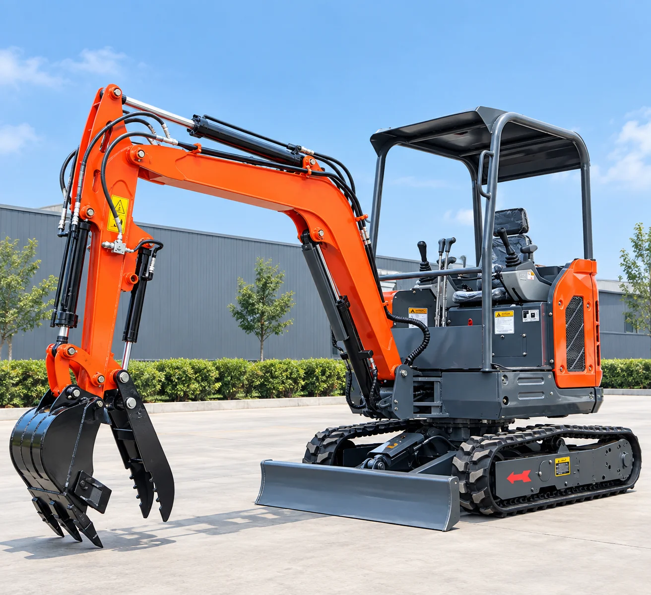 Hydraulic 2.5 Ton Mini Crawler Excavator Digger with Kubota Engine Earthmoving Heavy Duty Compact CE EPA Euro 5 Customized