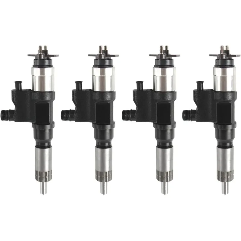 

4-Pack Diesel Fuel Injector 095000-5000 095000-5002 for Isuzu 4HL1 4HK1 Engine N-Series Medium-Duty Trucks Diesel NRR NQR NPR