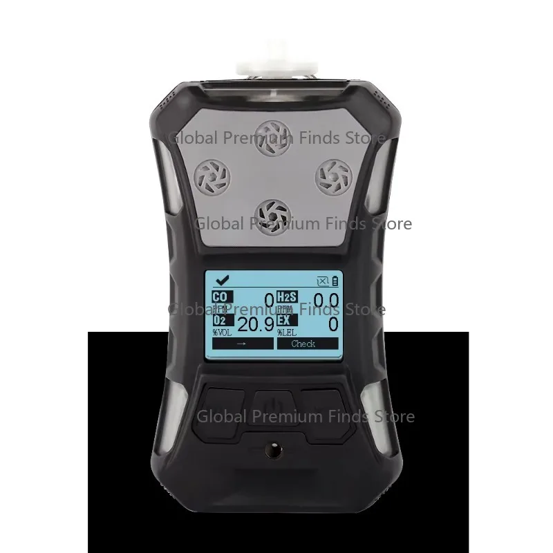 S-O2 H-2S CO O2 LEL Multi G-as Detectors IP67 Port-able Detector T-W-A S-T-E-L Alarm IECEX ATEX