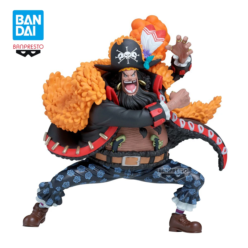 Original BANDAI Banpresto BRC ONE PIECE Marshall D Teach PVC Anime Figure Action Figures Model Toys