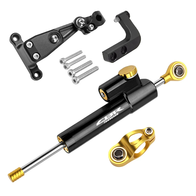 

Для Honda CBR500R 2020-2024 рулевой демпфер, подходит для рулевого управления мотоцикла, стабилизирующий кронштейн демпфера, модифицированный