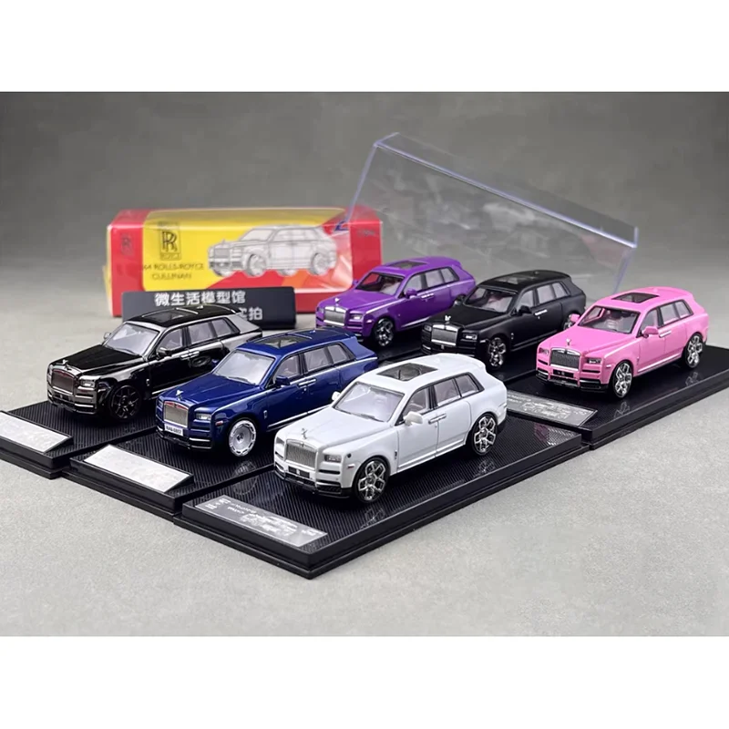 

Масштабная модель автомобиля Cullinan из сплава 1:64, коллекционная, для взрослых, сувенир, подарок, игрушка, статическая модель для демонстрации и декора