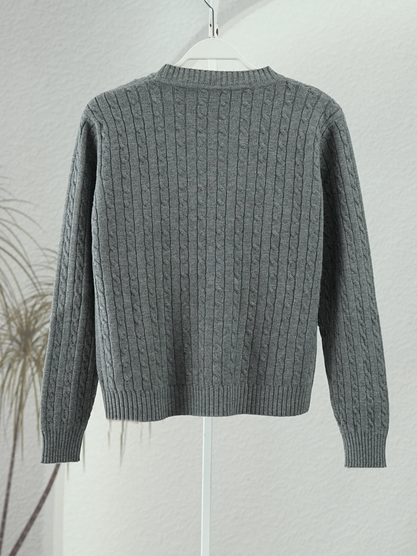 Женский круглый вязаный свитер Ne Long Sve с вышивкой, зимний новый удобный крой, модный повседневный топ