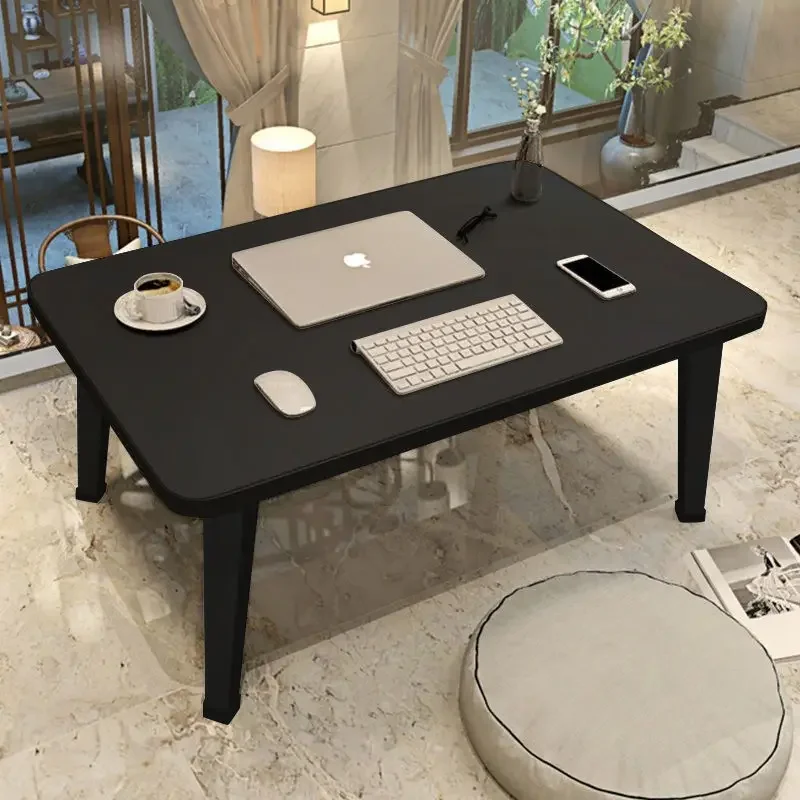 Mesa dobrável para laptop para dormitório estudantil, quarto sentado no chão, mesa de estudo em casa, mesa pequena preguiçosa