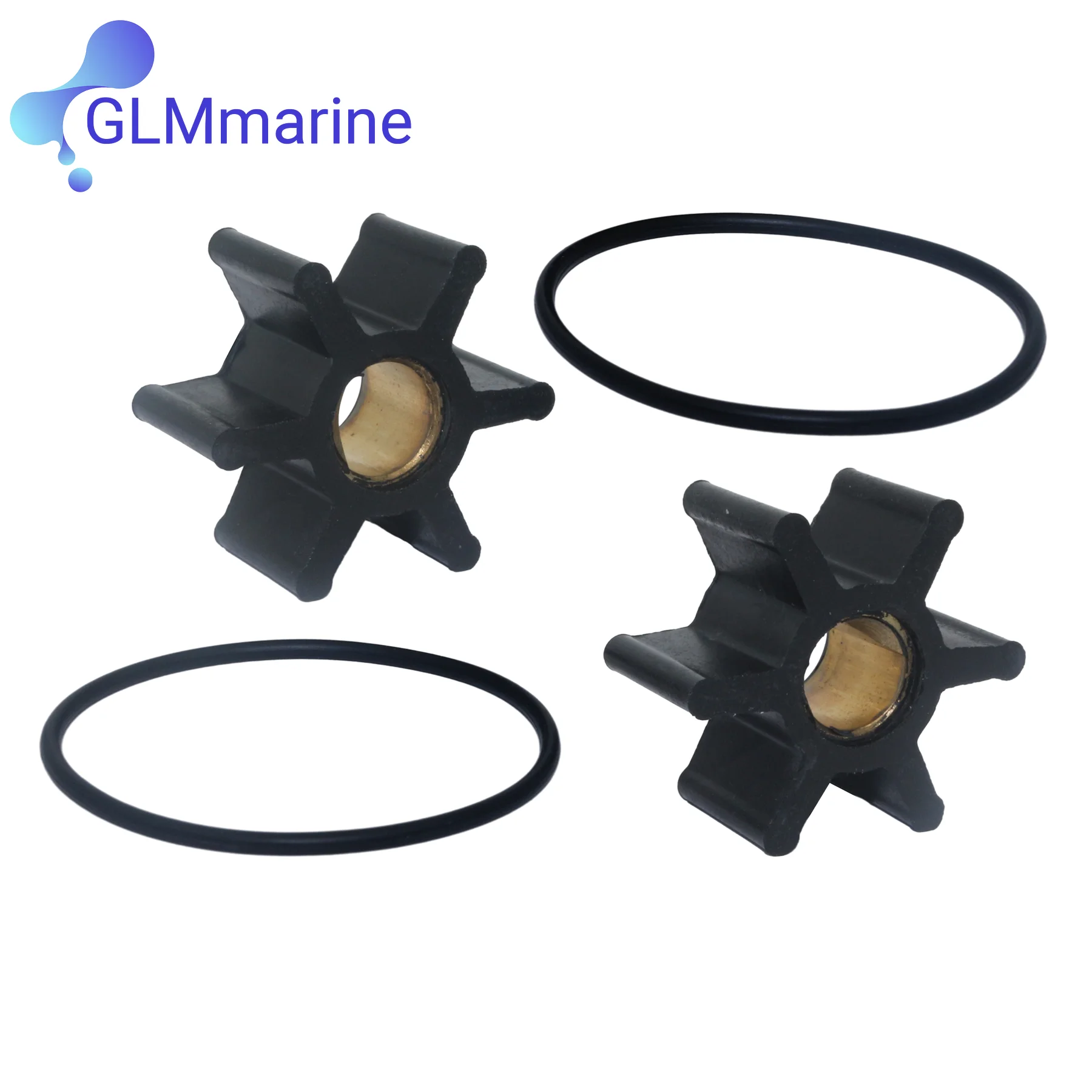 2 Packs Water Pump Flexible Impeller Kit Kohler 359978 Marine Generator Sherwood 8000K Onan 132-0407 Sierra 23-3314