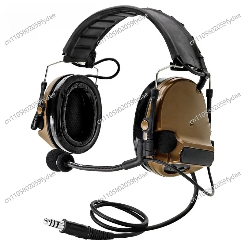 Silicone Premium CB Color Headphone with DeTAChable Comtac-III/C3 Noise-cancelling Pickup Tactical Headphones