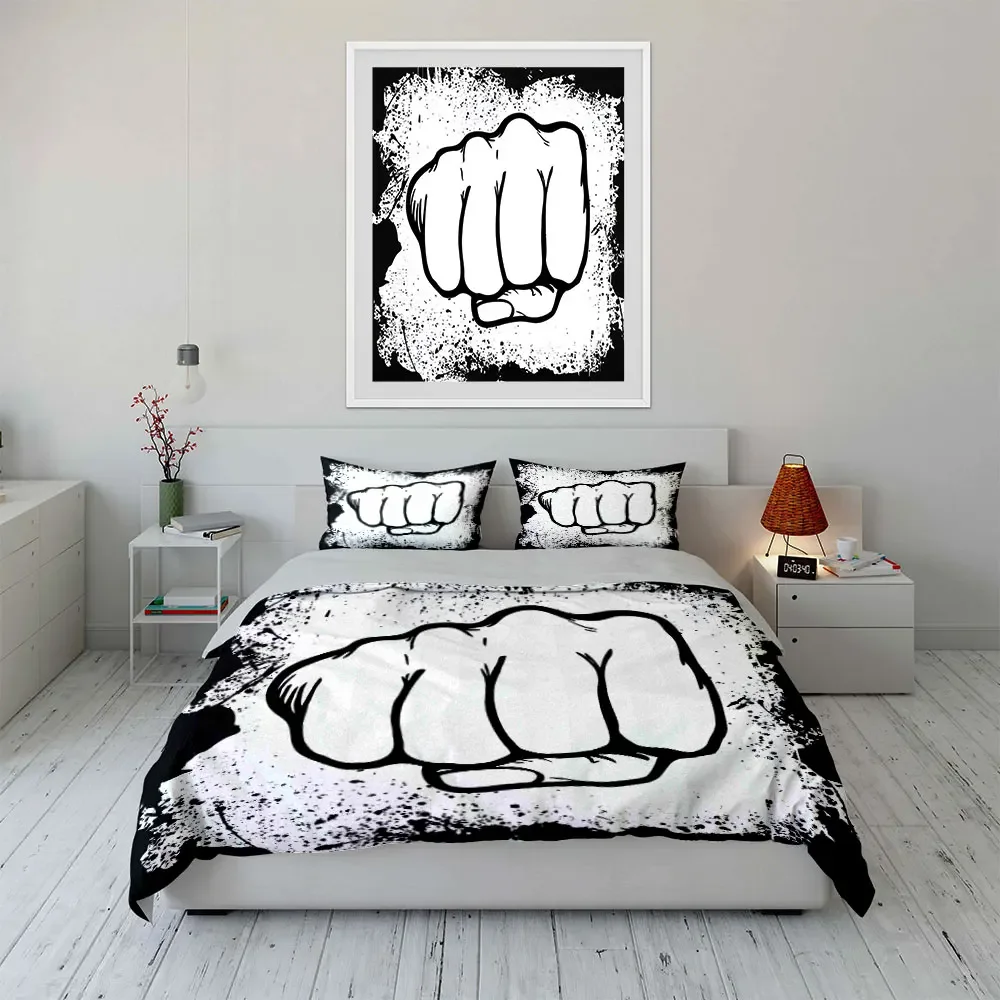 Martial Arts Training Set Multiple sizes kid's and adults' bedroom Exquisite 3PC bedding set, gift