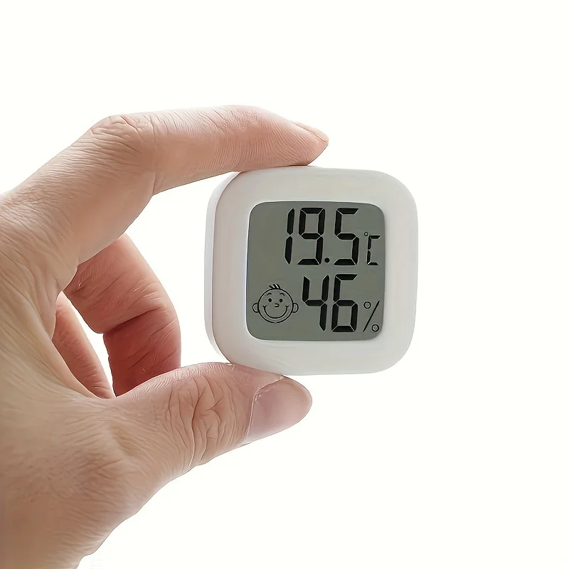 

Compact Digital Thermometer & Hygrometer - Accurate Temperature And Humidity Monitor, Battery-Powered
