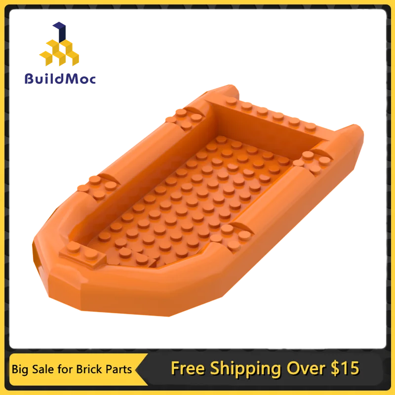 1Pc MOC Parts 62812 Boat Rubber Raft Dinghy 22 x 10 x 3 Compatible Bricks DIY Assmble Building Blocks Particle Kid Puzzle Toy