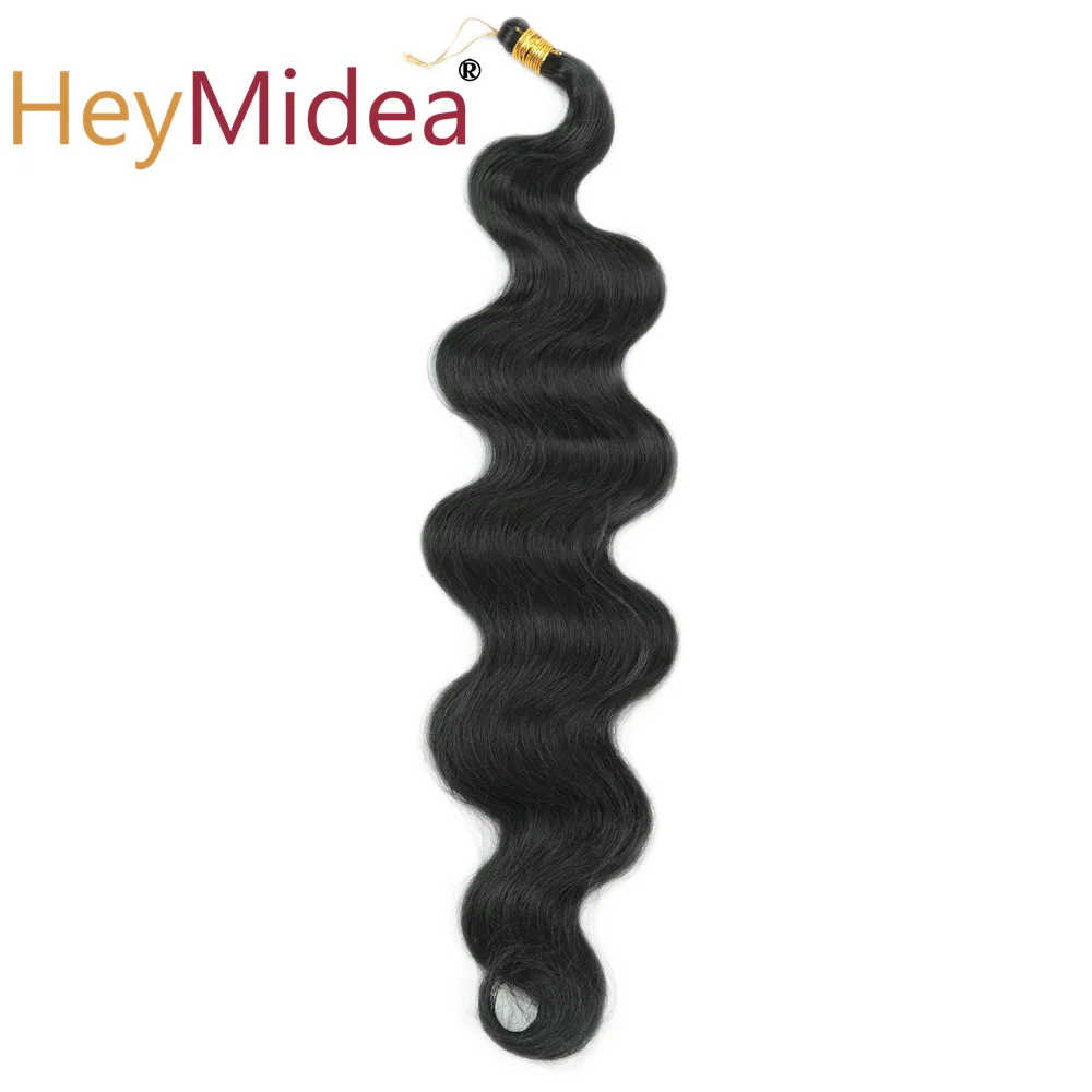 الجسم موجة الكروشيه الشعر 24 بوصة الاصطناعية ضفائر شعر ذيل حصان شعر مستعار متموج أومبير وصلات شعر أشقر شعر مموج المياه العميقة