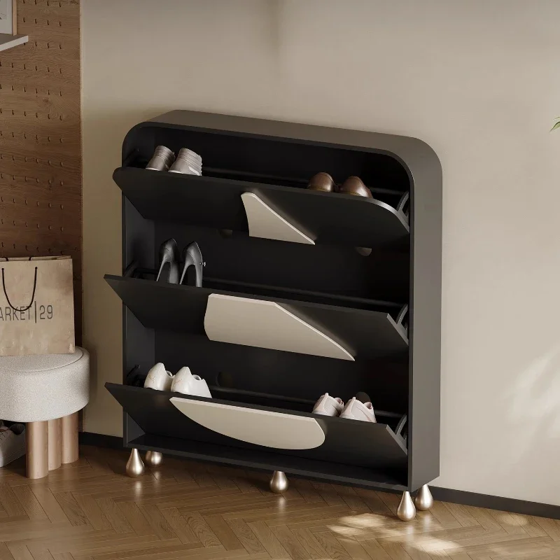 

High-quality Originality Aesthetic Designer Shoes Cabinet Modern Nordic Storage Plastic Drawer Organizer Living Room Furniture