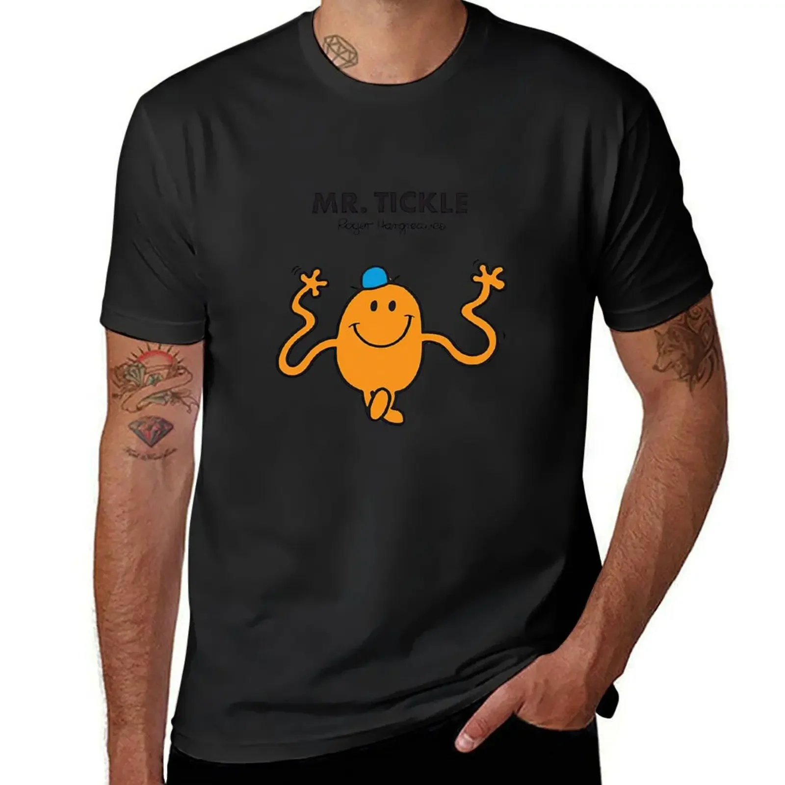 

Mr Tickle T-Shirt plus size clothes customs tops plus size men clothing