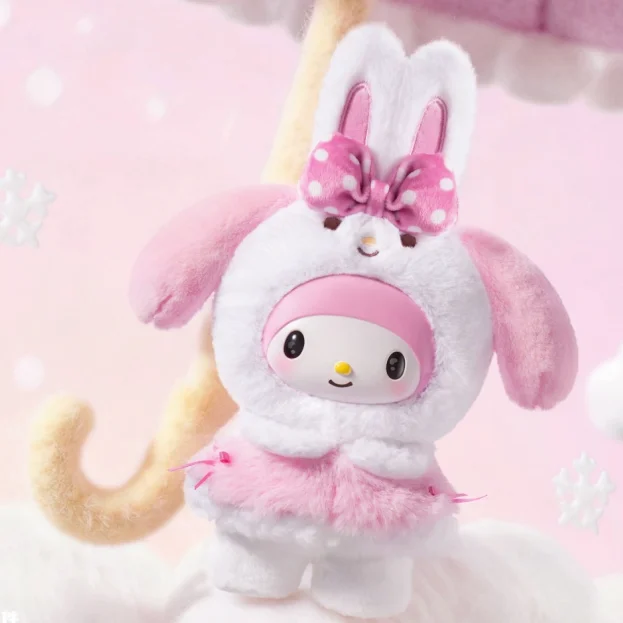 Miniso-caja ciega con colgante de felpa de vinilo, serie Little Cape, caja misteriosa de juego de moda, regalo de Navidad, adorno de escritorio