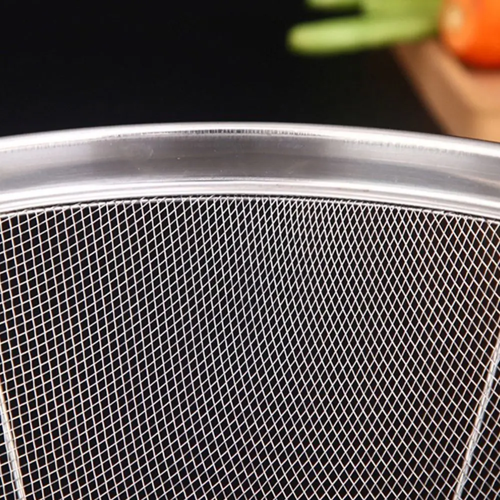 Stainless Steel Fine Mesh Strainer Multi Function Self-draining Base Kitchen Colander Vegetable Fruit Washing Strainer Basket - view 5