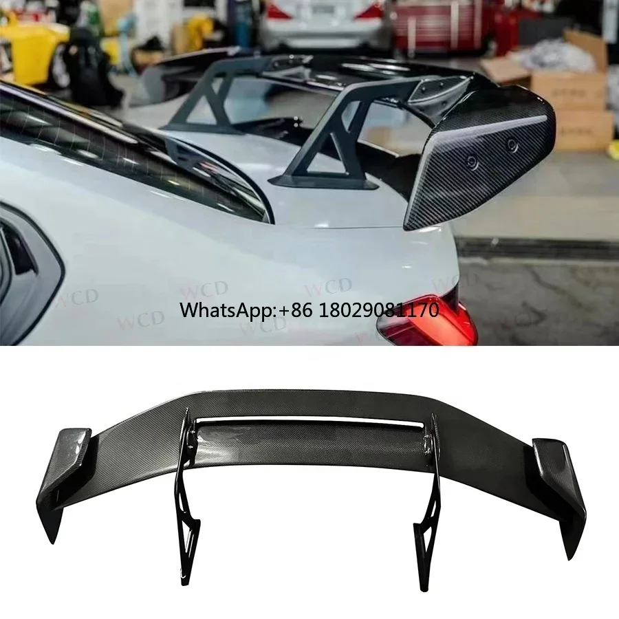 

Универсальный Задний спойлер из углеродного волокна для BMW M3, M4, G80, G82, F80, F82, универсальный спойлер
