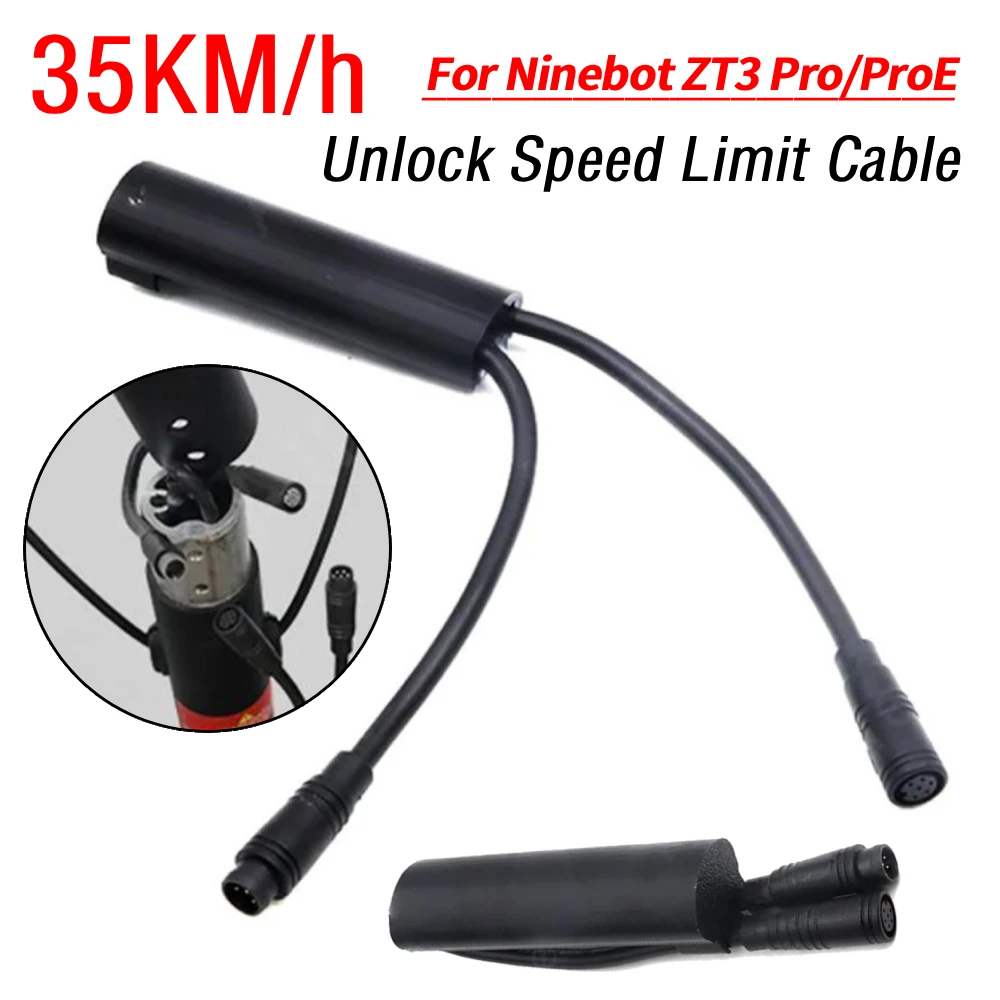 

Unlock Speed Limit Line Max Speed 35km/h Unlock Speed Limit Cord Release Speed Limit Cord for Ninebot ZT3 Pro/Pro E Scooter