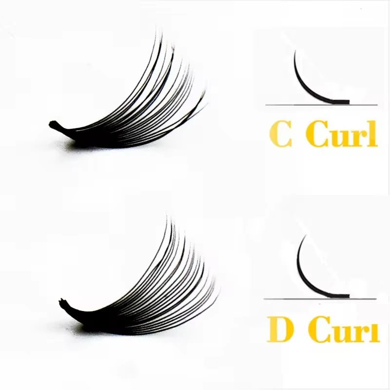 1/Box 60 Bundles Nerz Wimpern Natürliche 3D Russische Wimpern Verlängerung Einzelne Wimpern Cluster Make-Up Werkzeuge Wimpern Großhandel