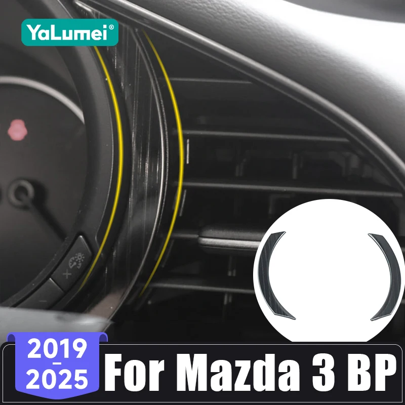 Für Mazda 3 BP 2019 2020 2021 2022 2023 2024 2025 Auto Mittelkonsole Instrumententafel Abdeckung Zierleiste Aufkleber Schutzzubehör